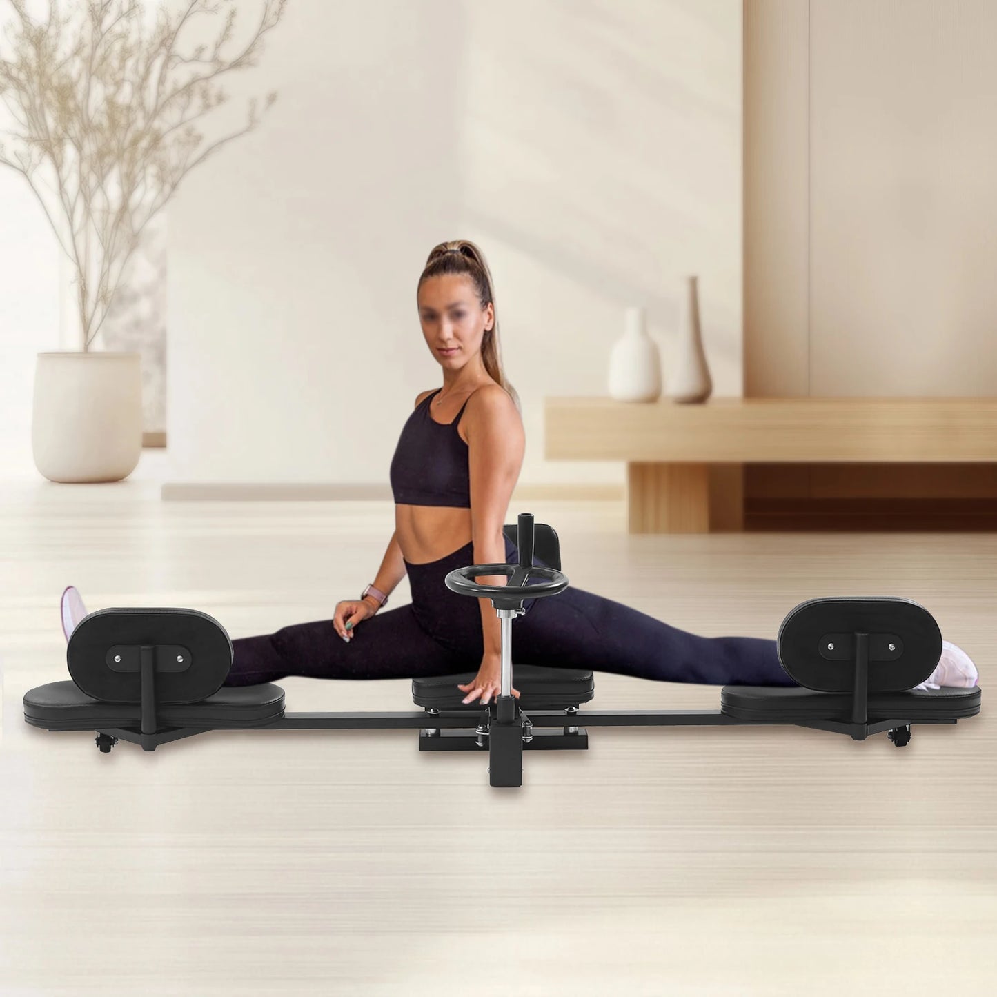 Leg Stretch Machine for Dancers, Heavy Duty Steel Frame Equipment Splits Machine for Home Gym Split Machine Training Fitness