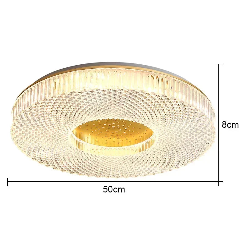 Modern Minimalist LED Circular Acrylic Ceiling Light Bedroom Living Room Dining Room Home Decoration Lighting