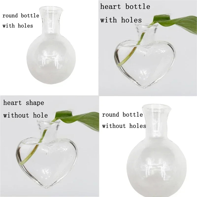 Replacement Vases Glass Bottle Accessories Home Decor Vases Hydroponics Flower Transparent Glass Container