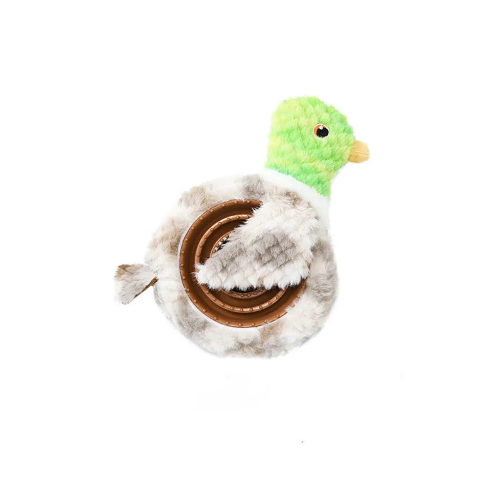 Pet Supplies Bite Resistant Dog Leaking Food Toy Animal Shape Wear-resistant Pet Training Toys Plush TPR Pet Sounds Toys Outdoor