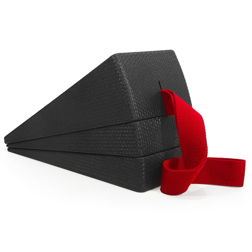 3Pcs Squat Wedge Block Calf Stretcher Non-Slip Slant Board Adjustable Foot and Calf Stretching Incline Wedge for Fitness Workout