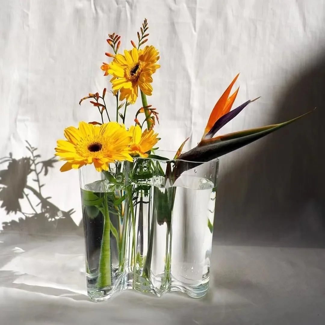 Handmade Blown Glass Vases In Lakes, Simple and Creative Dining Table, Living Room, Decorative Flower Ware