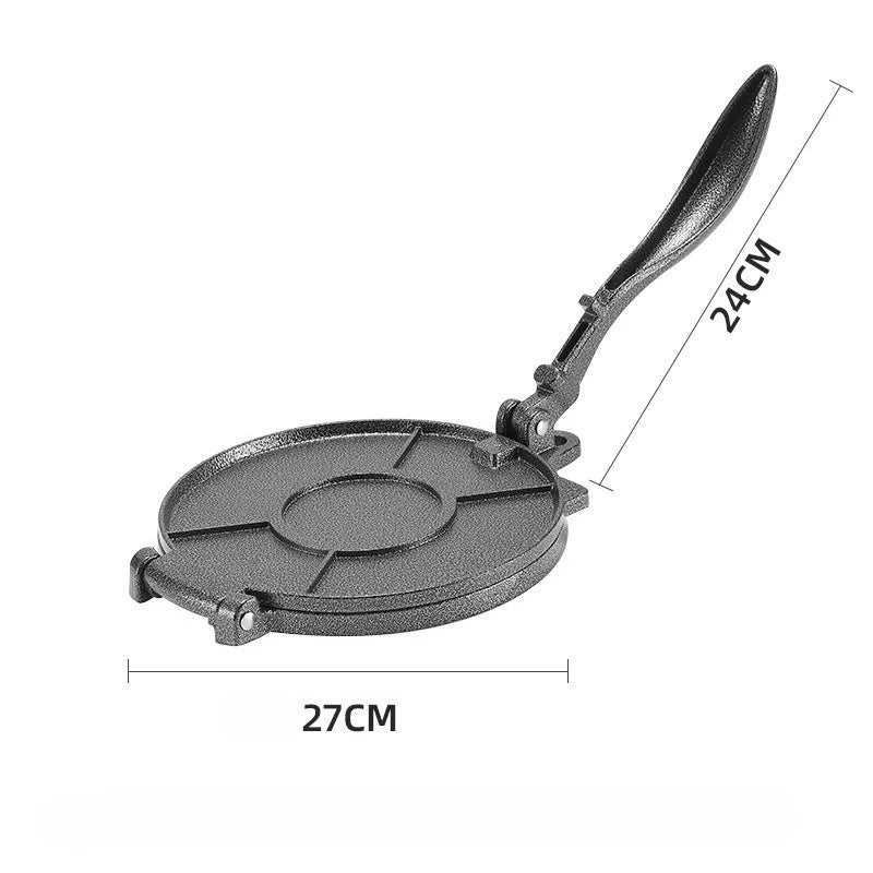 Aluminum Alloy Tortilla Press Maker Mexican Pie Press DIY Baking Manual Pizza Pie Making Tortilla Dough Pancake Pressing Tool