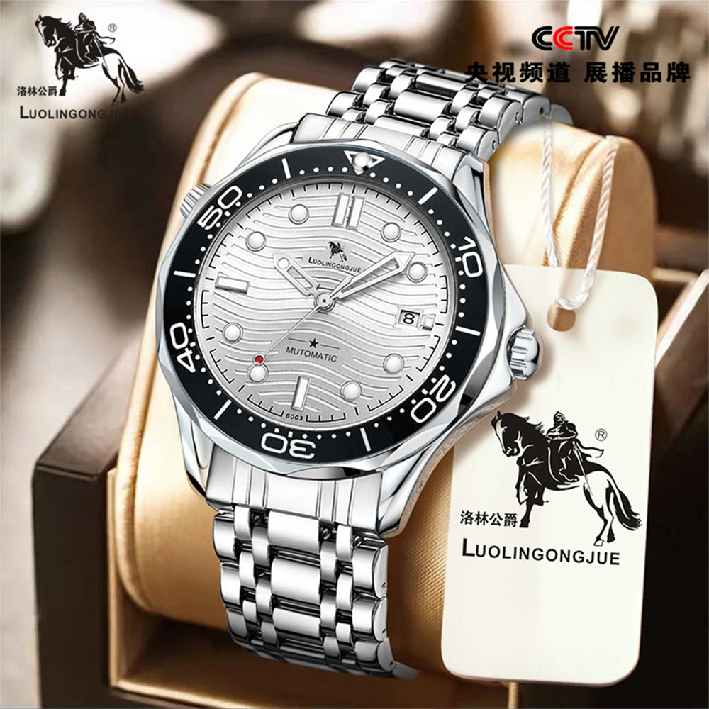 Men's Luxury Brand Business Sport Automatic Mechanical Watches 2025 MM300 NH35 Steel Waterproof Watch For Men WristWatches Clock