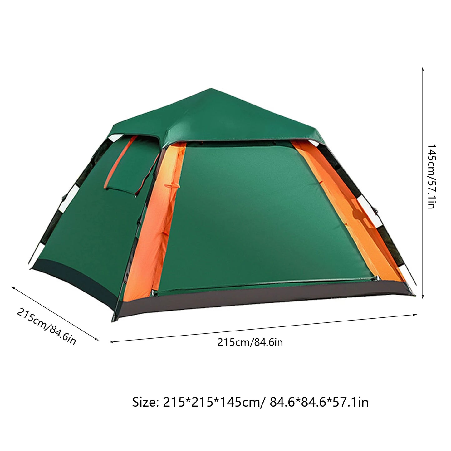 Outdoor Automatic Quick Open Tent Waterproof Camping Tent 3-4 Person Instant Setup Tent 3-4 Person Instant Setup Tent