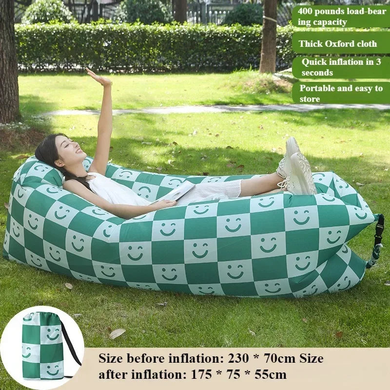 Outdoor Non Inflatable Sofa Campsite Portable Sofa Picnic Outdoor Reclining Sofa Portable High Load-bearing Sofa Minimalist Sofa