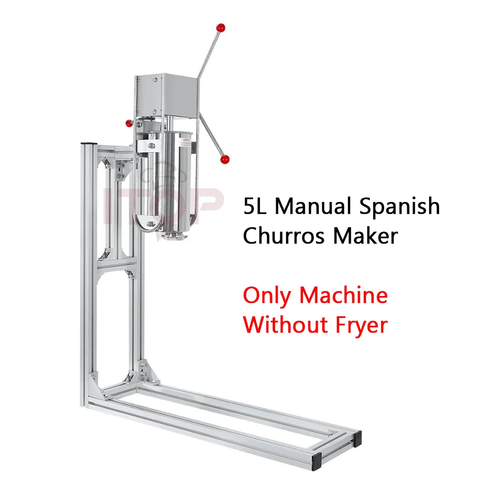 ITOP 5L Spanish Churros Maker HOUUROE Kinnerberry/Jizzy Fruit/Latin Fruit Machine Manual Churros Filler