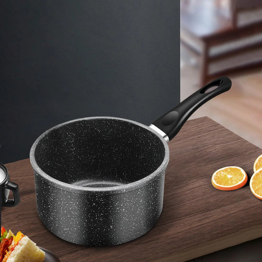 16/18/20cm Saucepan Non-Stick Milk Pan Induction Capable Soup Pot for Cooking Spaghetti Warming Milk Boiling Soup