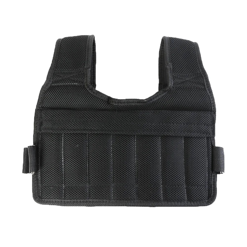 3/15/35kg Workout Weight Jacket Adjustable Weighted Exercise Vest Workout Equipment for Boxing Training Workout Running Fitness