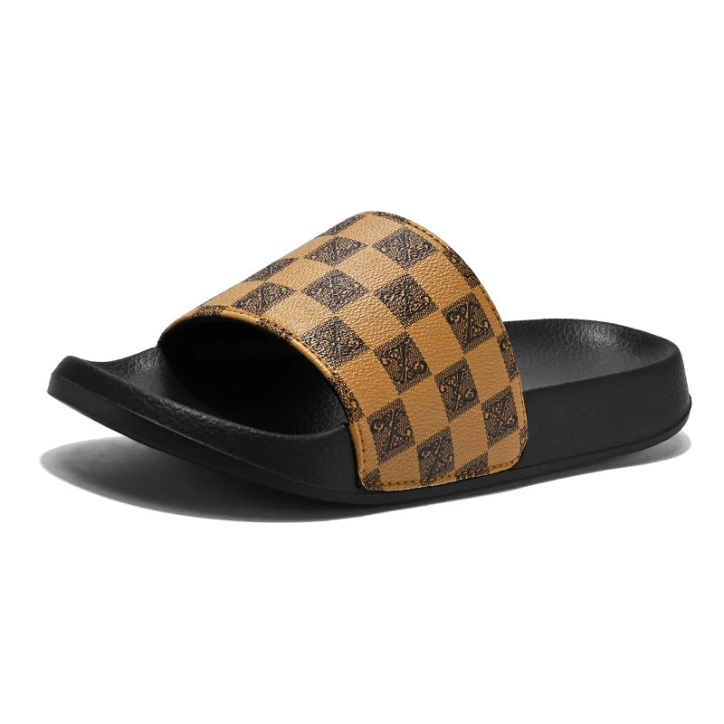 Men's Slippers 2025 Summer Outer Wear Men's Non-Slip Anti-Odor Casual Outdoor Beach Slippers