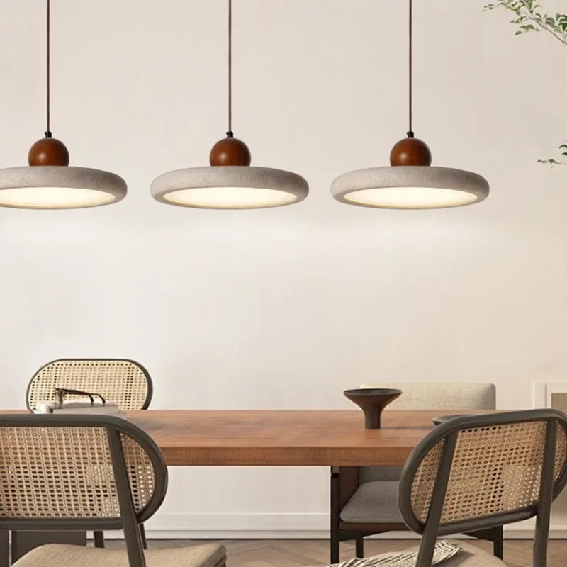 Designer's New Stone LED Chandeliers Living Room Dining Table Bar Bedroom Kitchen Creative Pendant Lamp Home Lighting Decoration