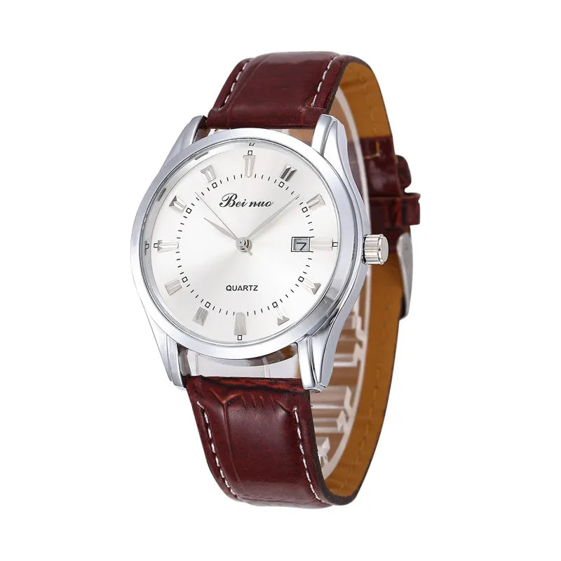 Men Watches Business Wrist Watch Luxury Leather Strap Analog Watches Quartz Wristwatches Clock Men Simple Watch Gifts for Men