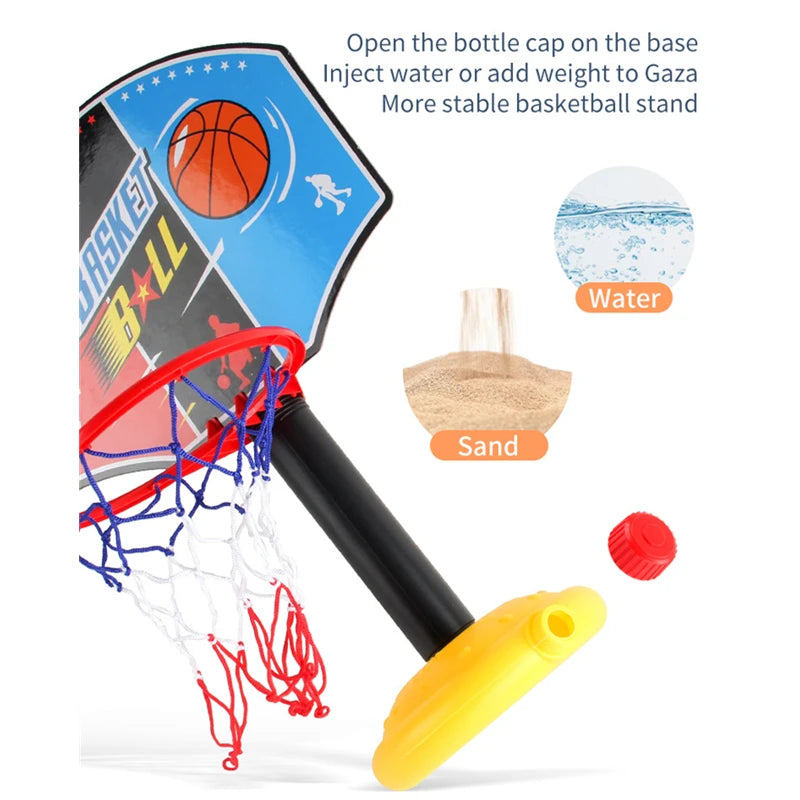 Toddler Adjustable Basketball Hoop 52-115CM Stand Rack for Kids Baby Outdoor Indoor Ball Sport Backboard Rim Shoot Children Toy