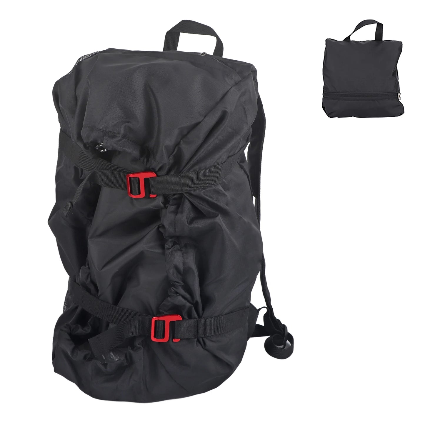 Camping Bag Climbing Bag Outdoor Bag Hiking Bag Rock Climbing Rope Kit Bag Folding Shoulder Strap for Outdoor Camping Hiking