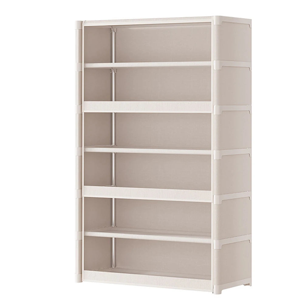 7 Tiers Shoe Rack Organizer with Clear Flip Door Storage Organizer Shoe Storage Shelf Cabinet for Bags Books Clothes