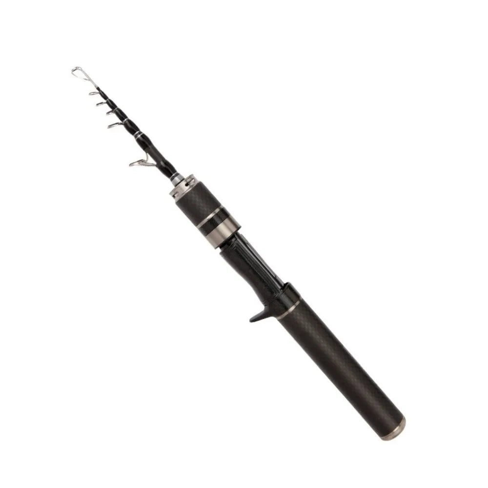 Telescopic Fishing Rod Full Kits Casting Rod Glass Fibre Fishing Rod Set 1.5m-1.8m Spincast Fishing Reel Fishing Pole Fishing