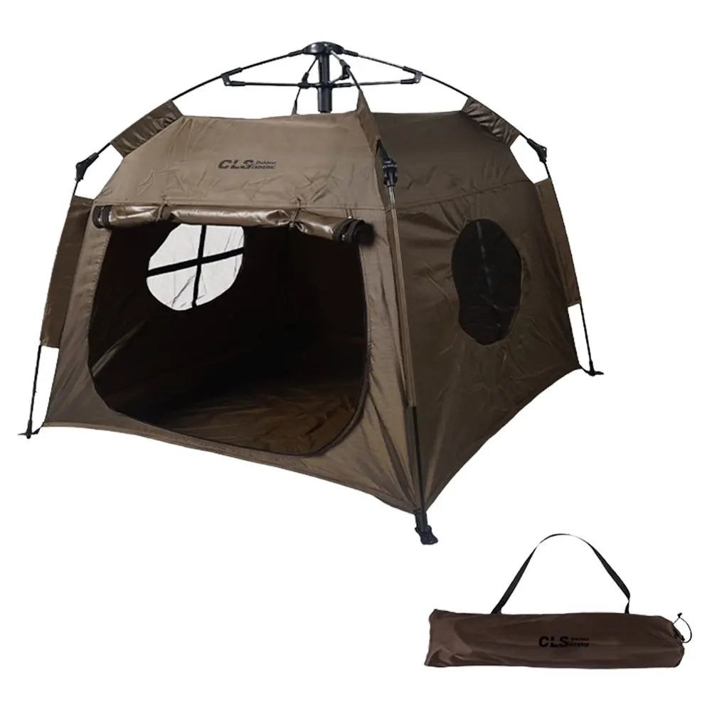 Fully Automatic Folding Pet Tent Rain Sun Protection Portable Cat Dog Camping Tent Foldable Cat Dog Shelter for Indoors/Outdoors