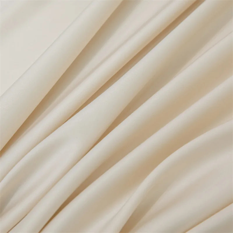 100% Bamboo Bed Sheet Flat Bed Sheets Luxury Flat Sheet Solid Color Single/Double/King/Queen Size Bed Linens Summer Cooling 2024
