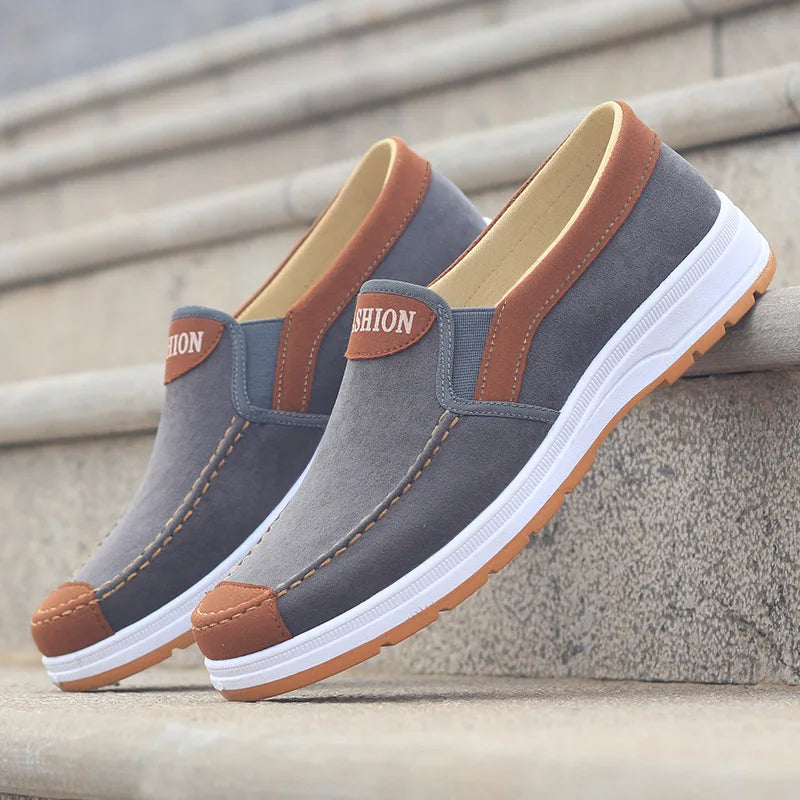 2025 Spring and Autumn Men Fashion Casual Shoes Trend Canvas Shoes Cover Feet Men Lightweight Soft free shipping shoes