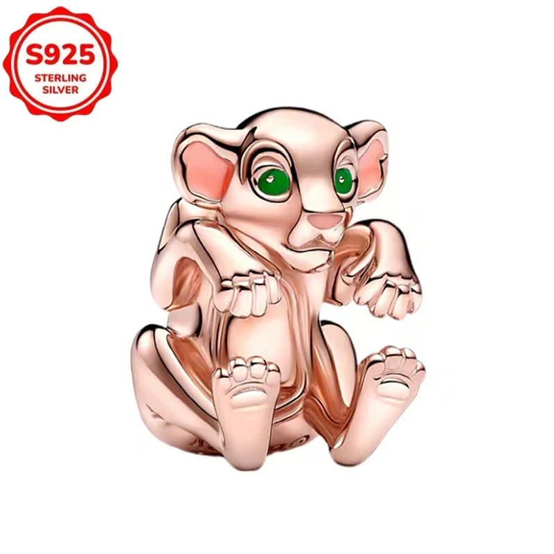 For Original Women 925 Bracelet Bangle Pendant Charm Disney Stitch 925 Sterling Silver Boutique Bead DIY Jewelry Gift New in Hot
