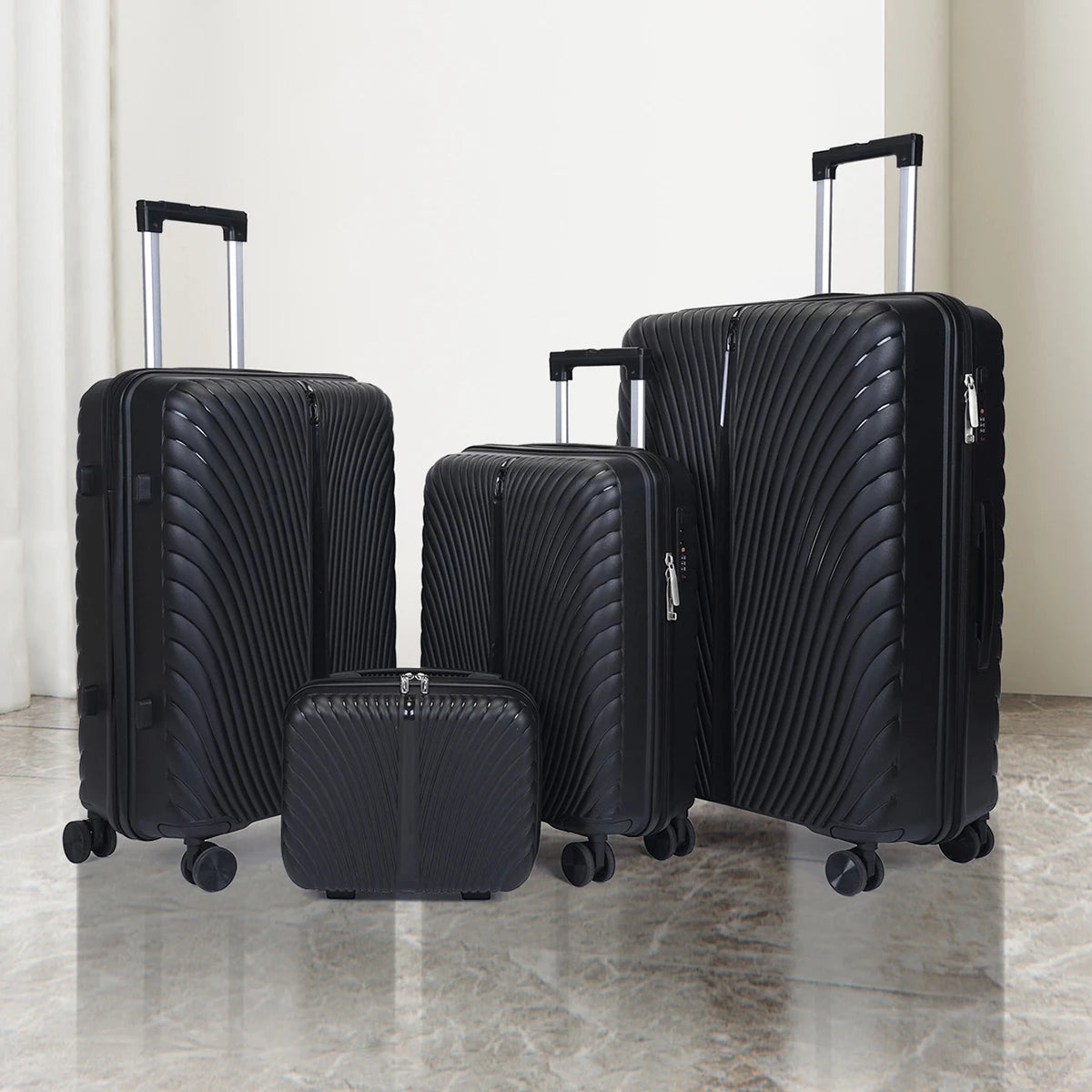 2025 New Large-Capacity and Durable Luggage Roller Suitcase Men and Women Carry-On Boarding Travel 20/24/28 Multi-Piece Set