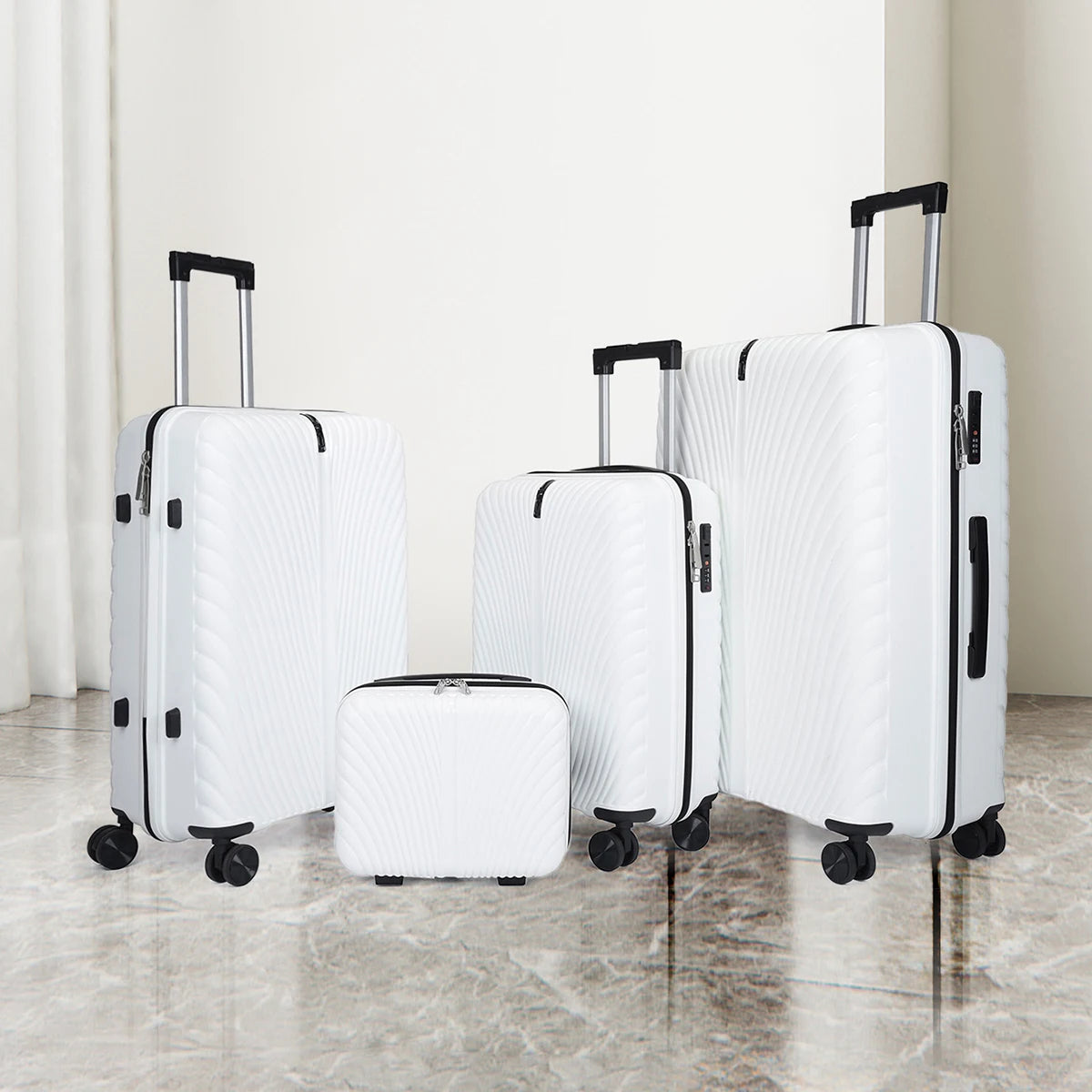 2025 New Large-Capacity and Durable Luggage Roller Suitcase Men and Women Carry-On Boarding Travel 20/24/28 Multi-Piece Set