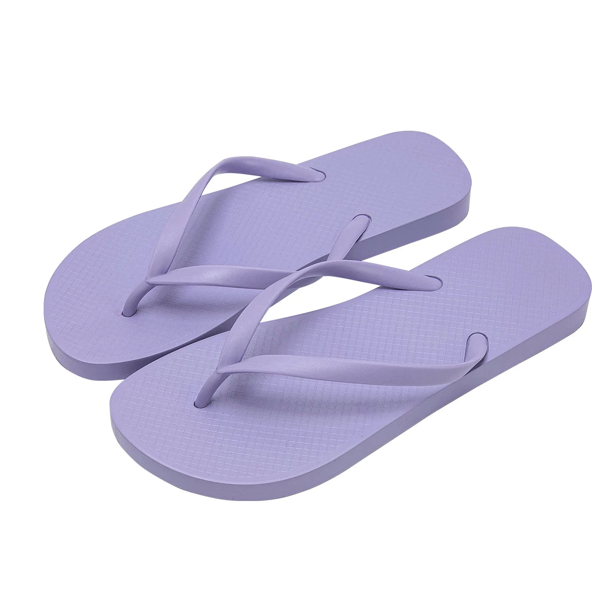 PVC Women Flip-Flops Summer Round Head Beach Flip-Flops Non-Slip Comfortable Soft Indoor Outdoor Slippers