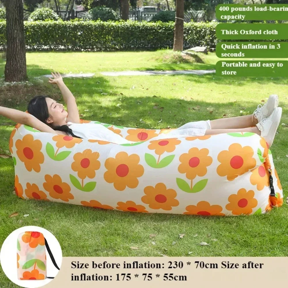 Outdoor Non Inflatable Sofa Campsite Portable Sofa Picnic Outdoor Reclining Sofa Portable High Load-bearing Sofa Minimalist Sofa
