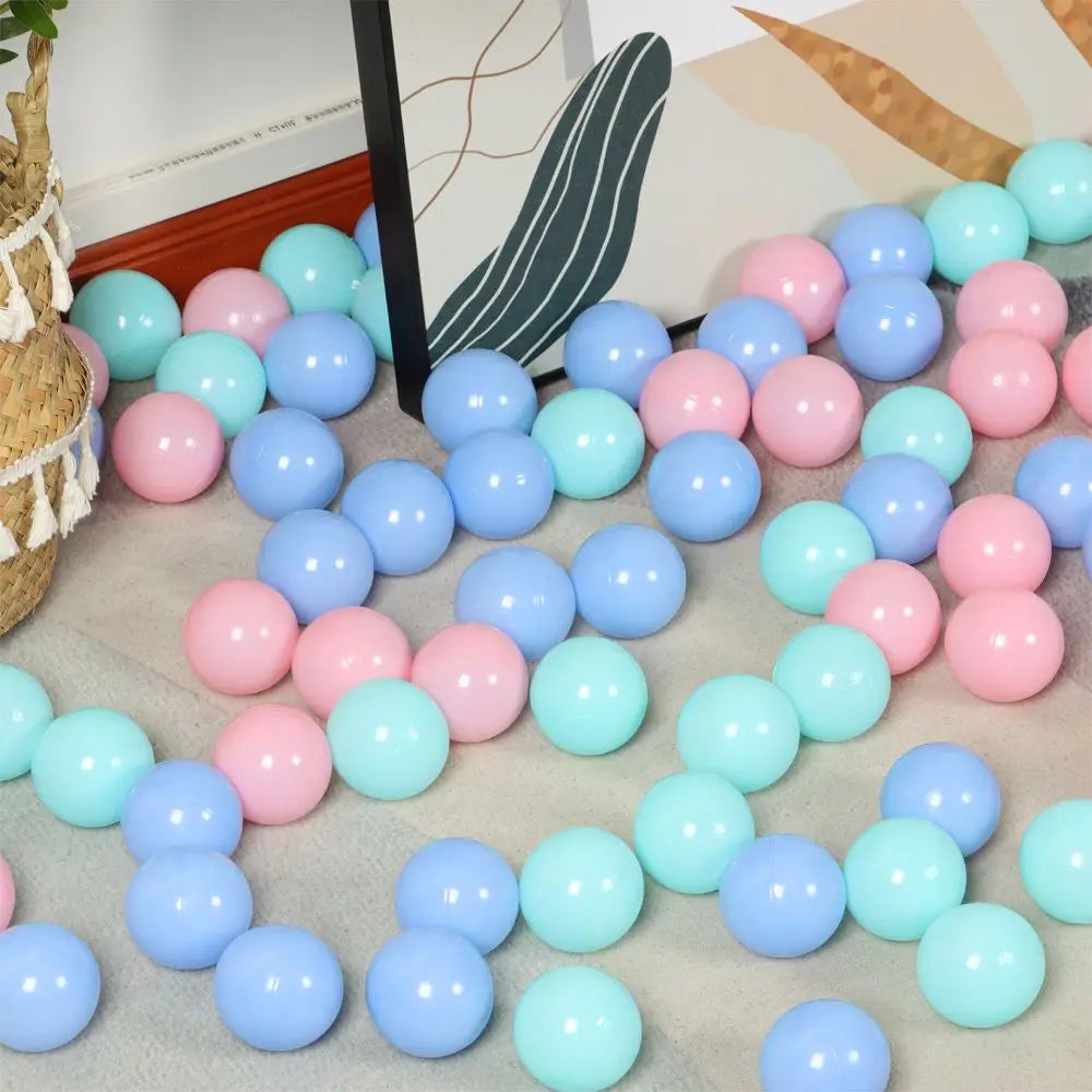 100Pcs Outdoor Sport Ball Colorful Soft Water Pool Ocean Wave Ball Baby Children Funny Toys Eco-Friendly Stress Air Balloons