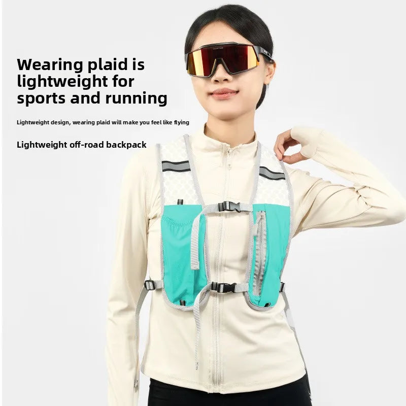 Outdoor Mountaineering, Cycling, Hiking Vest Bag, Light Sports Water Bottle Bag, Tactical Backpack Camping Equipment