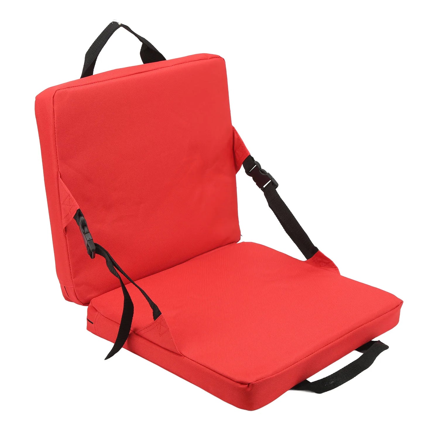 Outdoor Foldable Cushion Outdoor Foldable Chair with Backrest Soft Sponge Cushion Back Chair for Stadium and Beach