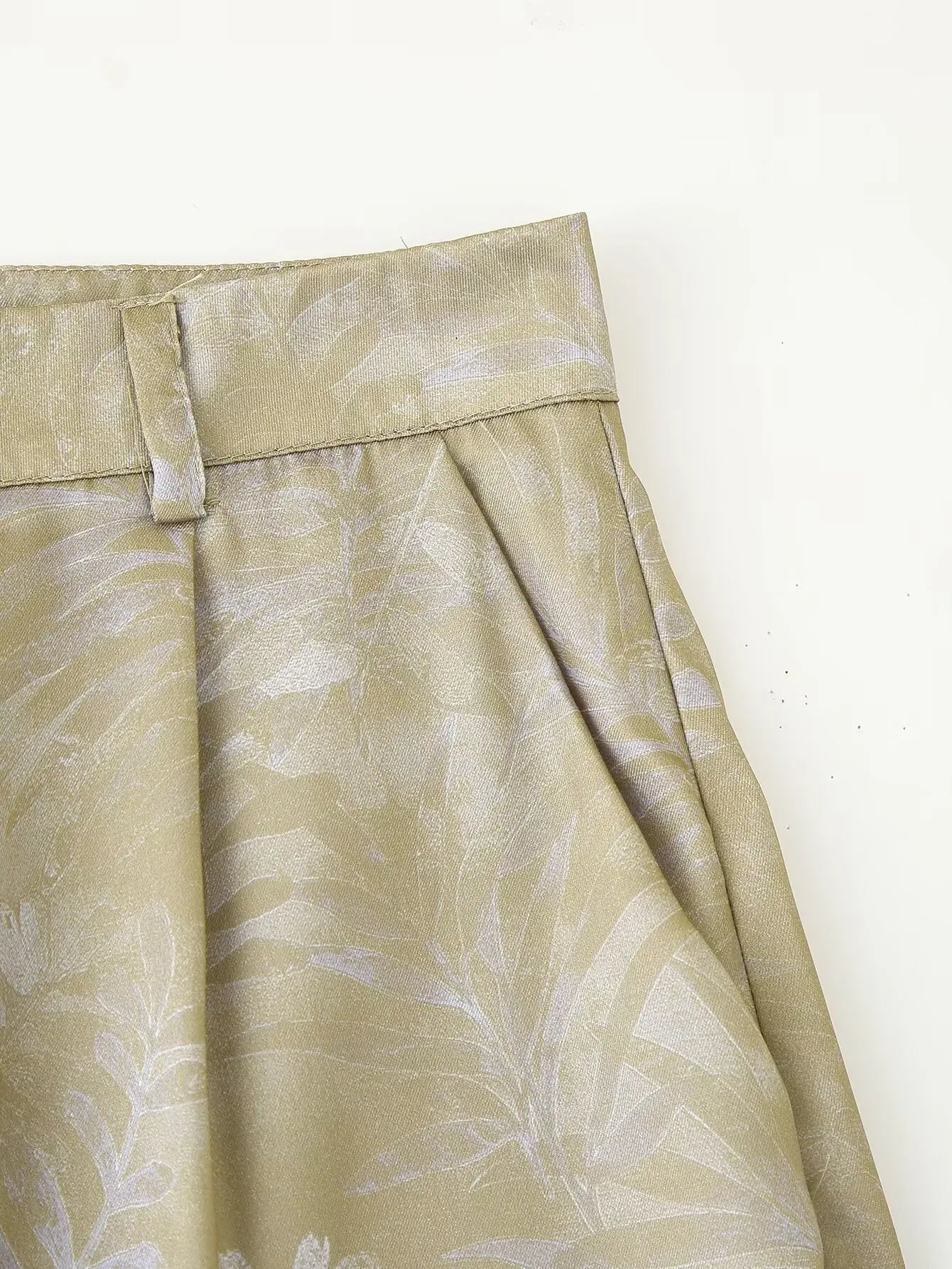 Women's clothing 2025 summer new style European and American style fashion printed trousers
