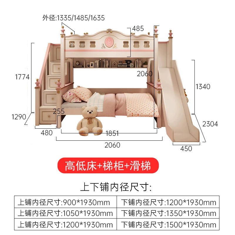 sliding loft bed frame with drawer storage modern luxury bases master bunk beds for kids white girl day bed bedroom furniture