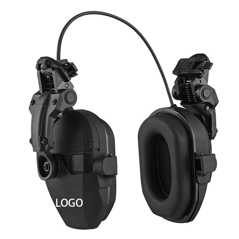Active Helmet Mounted Earmuffs For Shooting Electronic Hearing Protection Ear Protect Noise Reduction Active Hunting Headphone