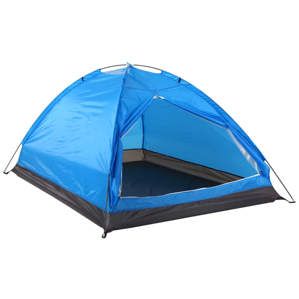 TOMSHOO Camping Tent for 2 Person Single Layer Outdoor Portable Camouflage Summer Tent for Outdoor Camping Traveling Tent