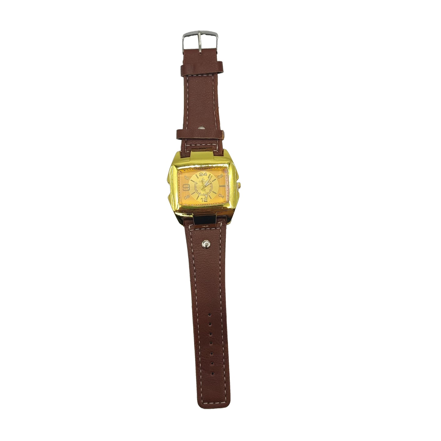 1PC fashionable and minimalist watch for men and women, square fashionable large dial, trendy men and women couple