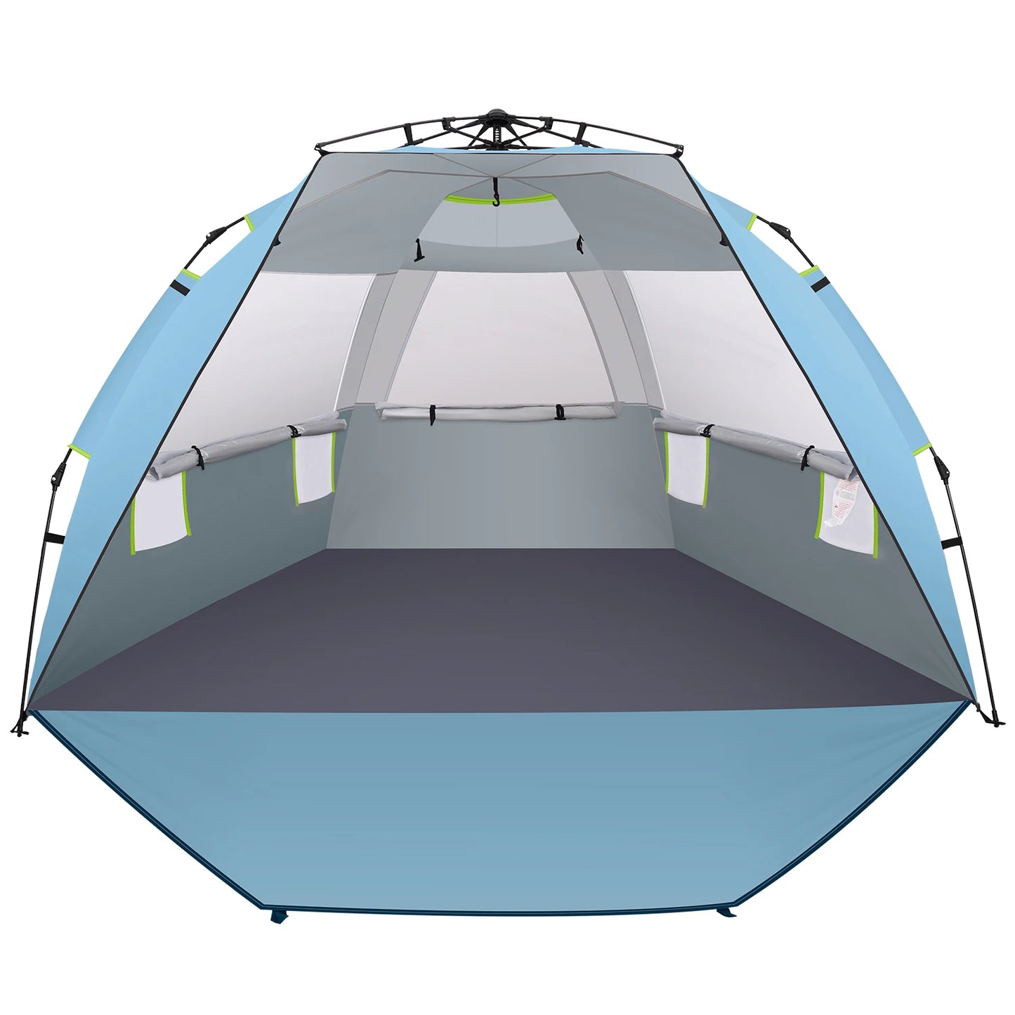 Beach Tent Sun Shelter Pop up Beach Tent Canopy for 4/5/6 Person with Protection, Easy Setup Portable Shade Sun Shelter Canopy