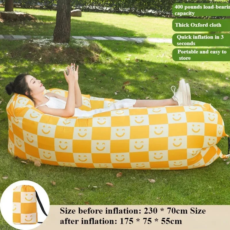 Outdoor Non Inflatable Sofa Campsite Portable Sofa Picnic Outdoor Reclining Sofa Portable High Load-bearing Sofa Minimalist Sofa
