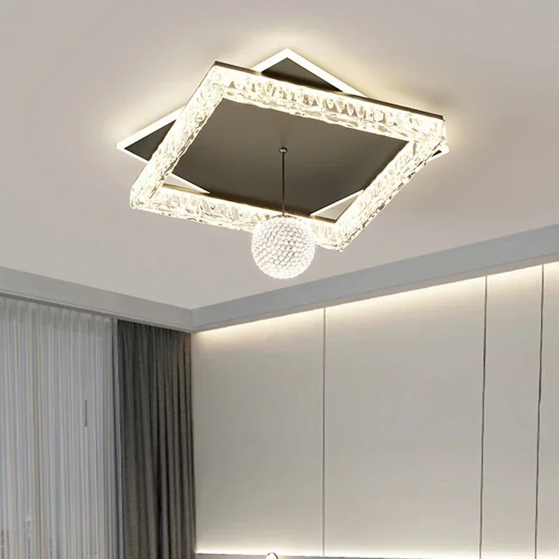 Home Decoration Chandelier Modern Light Luxury LED Ceiling Lamp For Living Room Bedroom Home Decor Indoor Lighting Light Fixture