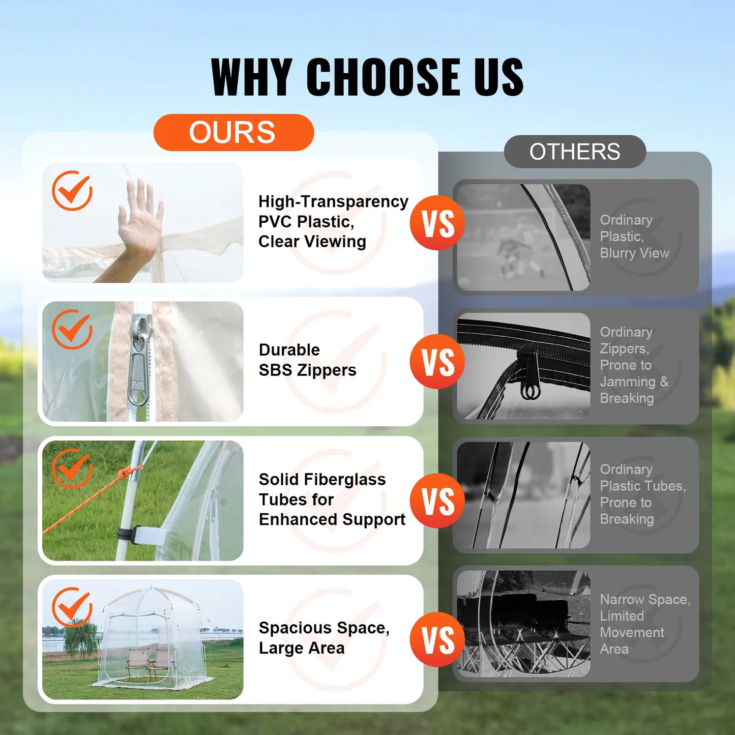 Sports Tent Instant Tent Shelter Weather Proof 2-4 People Bubble Tent