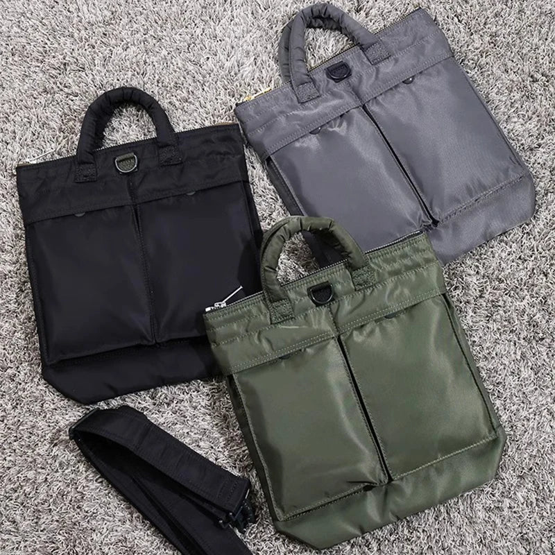 Japanese PX Tanker 2way Helmet Bag Fashion Daily Waist Pack Nylon Cloth Men Single Shoulder Bag Handbag Luxury Bag Waterproof