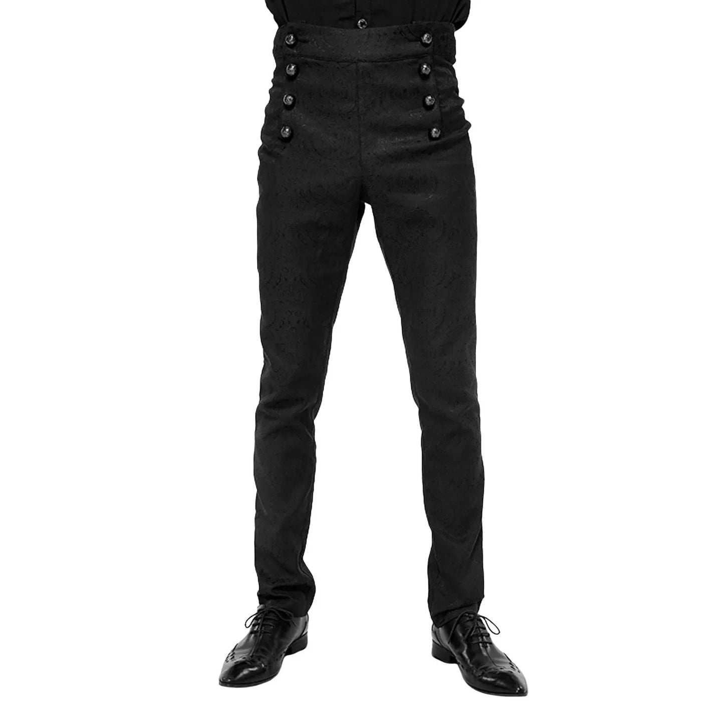Fashion Vintage Men Medieval Steampunk Clothing Victorian Pants High Waist Cosplay Costumes Retro Casual Trousers Joggers