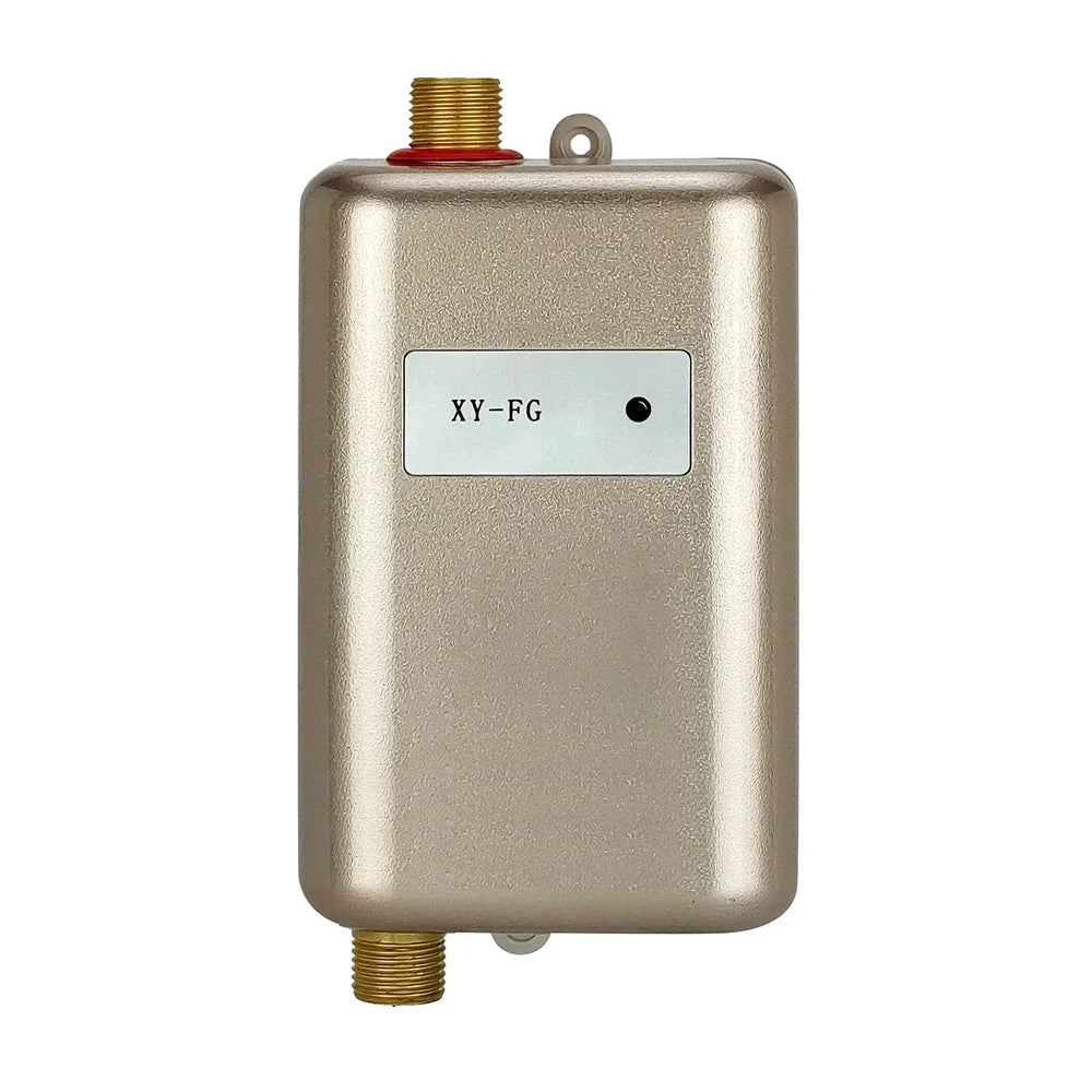 3800W Electric Water Heater Instantaneous Hot Shower Flow Fast Heating Kitchen Bathroom Stainless Steel Tankless Water Heater