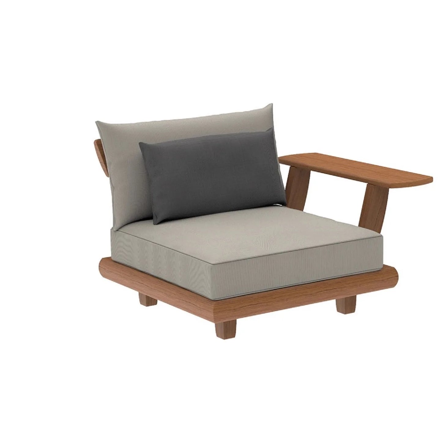 Outdoor Sofa, Full Teak Furniture Set, Rain and Sun Protection, Suitable for Gardens, Villas and Outdoor Swimming Pools