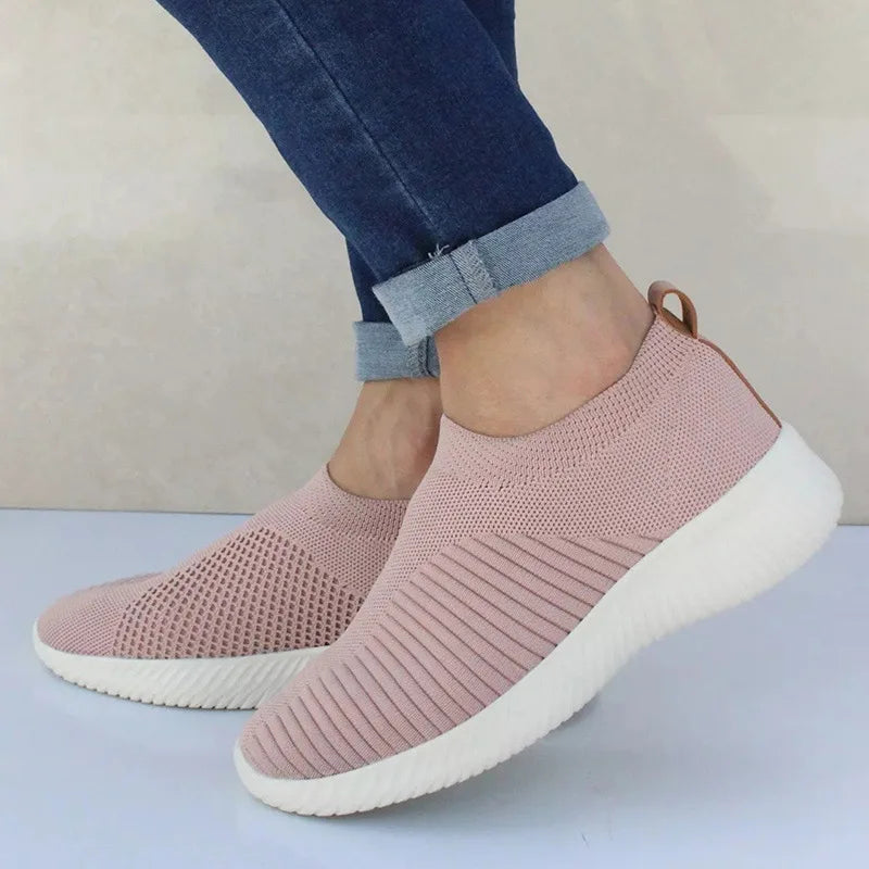 Shoes Fashion Sneakers Women Walking Women Casual Shoes Flat Platform Sneakers Sock Chunky Sneakers Slip On Shoes Woman Mujer