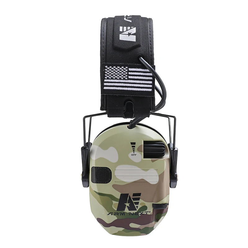Active Helmet Mounted Earmuffs For Shooting Electronic Hearing Protection Ear Protect Noise Reduction Active Hunting Headphone
