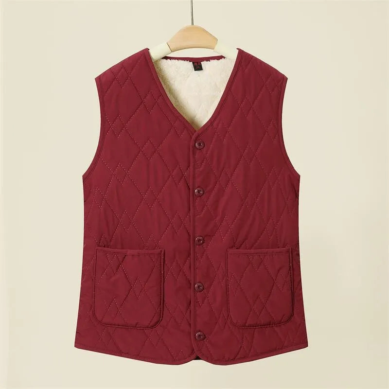 Vests woman Autumn Winter Fleece Sleeveless Jackets Women's clothing Waist Coat Fashion Solid Waistcoat