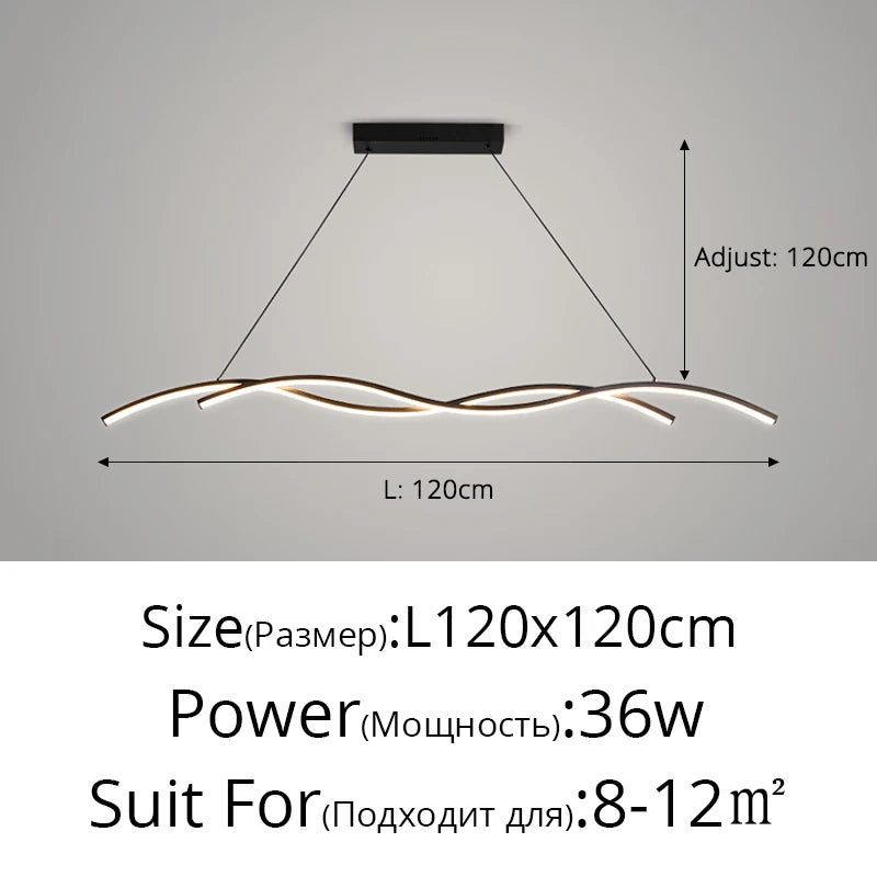 Creative Home LED Lighting Hanging Lamp Modern Pendant Light for Living Room Dinning Room Bar Indoor Decor Pendant Lamp Fixtures