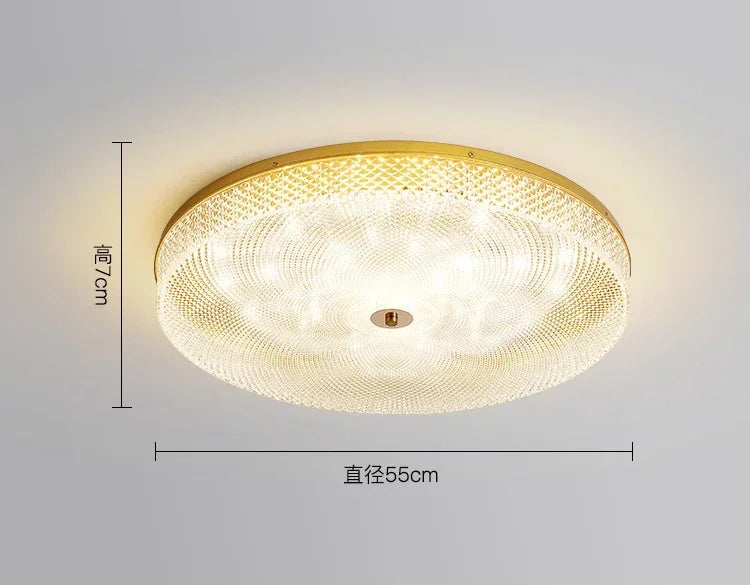 Modern Minimalist LED Circular Acrylic Ceiling Light Bedroom Living Room Dining Room Home Decoration Lighting