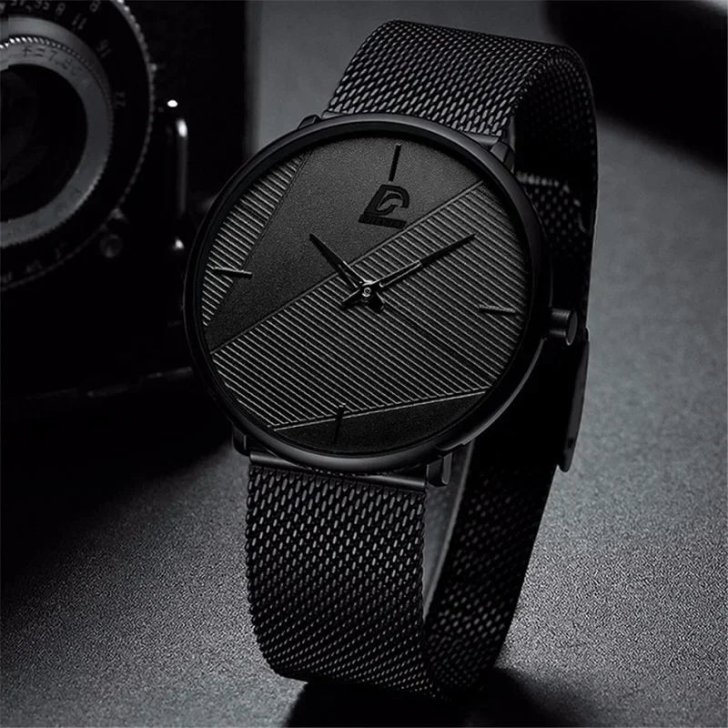 Reloj Hombre Watches Mens Minimalist Men's Fashion Ultra-thin Watch Simple Men Business Quartz Wristwatch Relogio Masculino